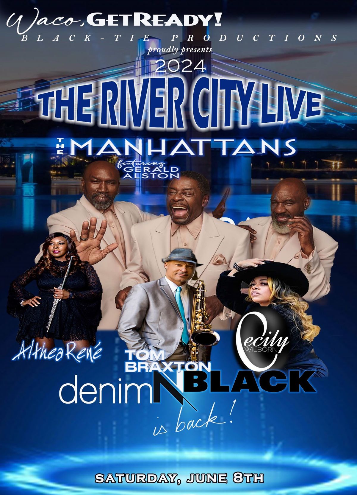 RIVER CITY LIVE:DENIM N BLACK