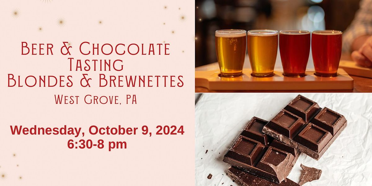 Craft Beer & Chocolate Pairing at Blondes & Brewnettes in West Grove