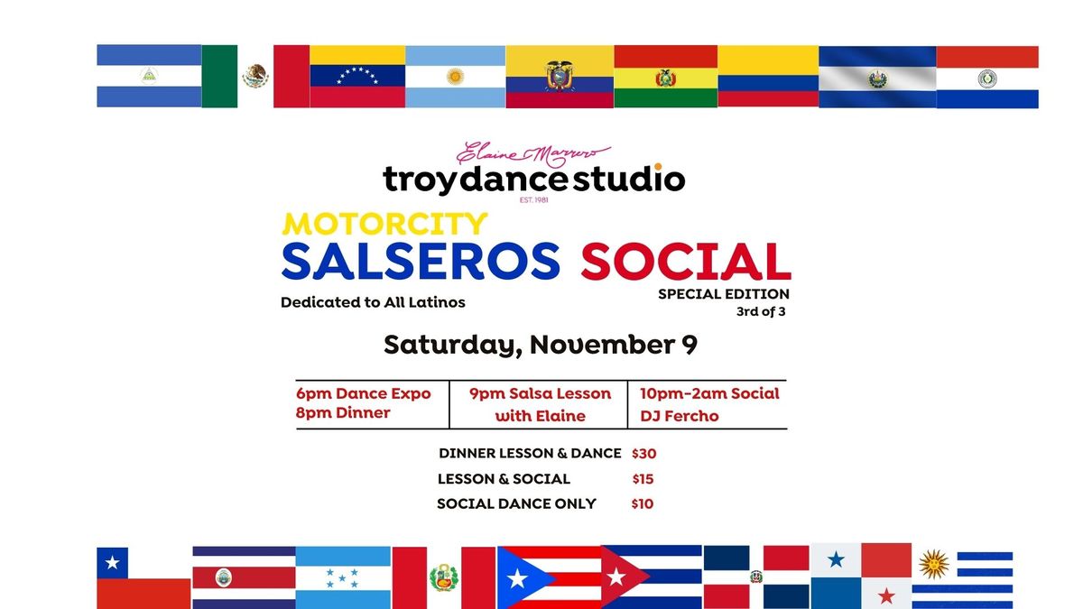 MotorCity Salseros Social- Special Edition 3 of 3