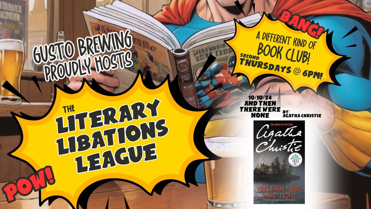 The Literary Libations League 10\/10\/24