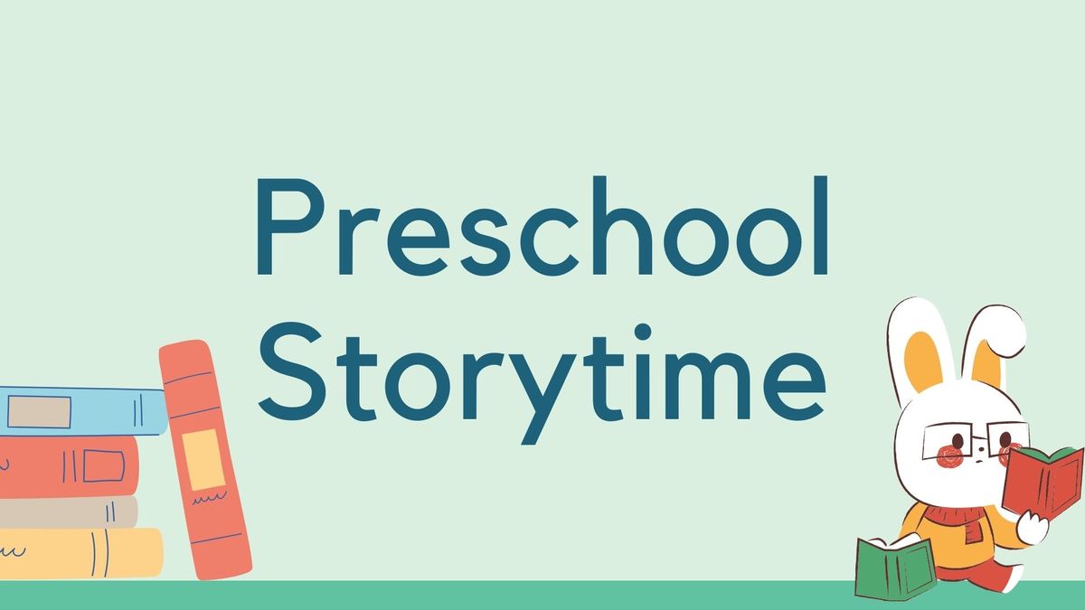 Preschool Storytime