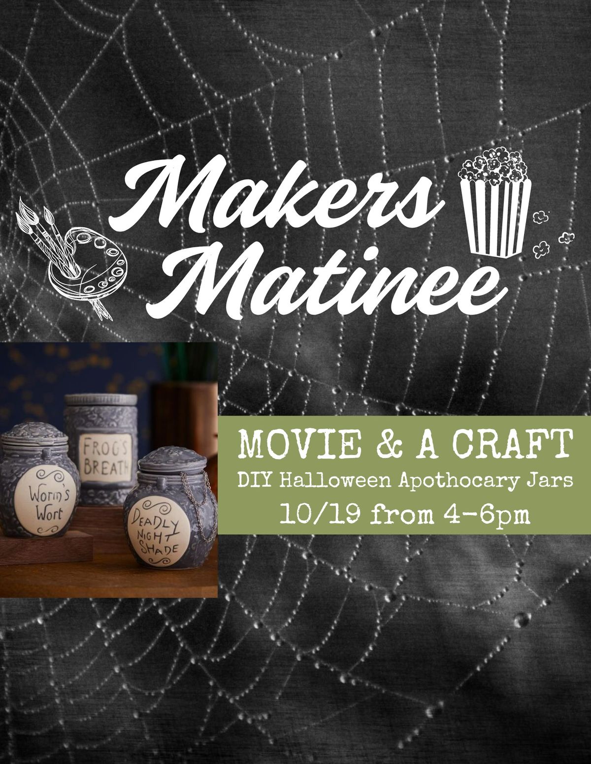 Maker\u2019s Matinee -Movie & a Craft!