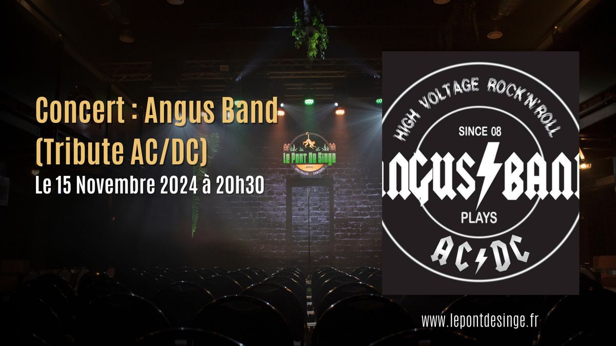 Concert : Angus Band (Tribute AC\/DC)