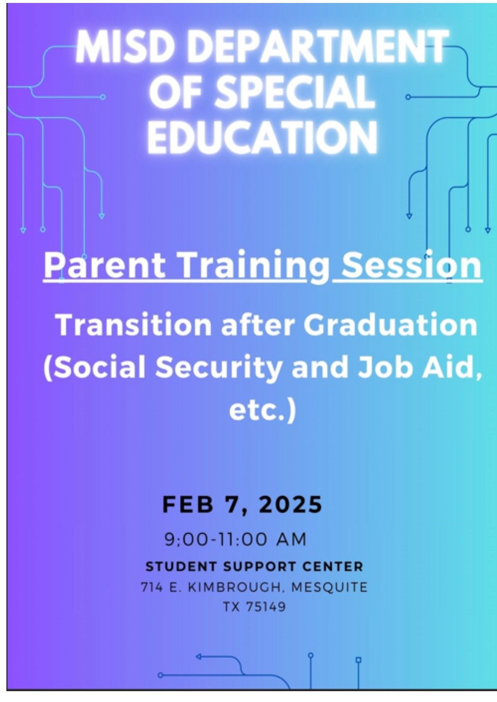 Parent Training Session