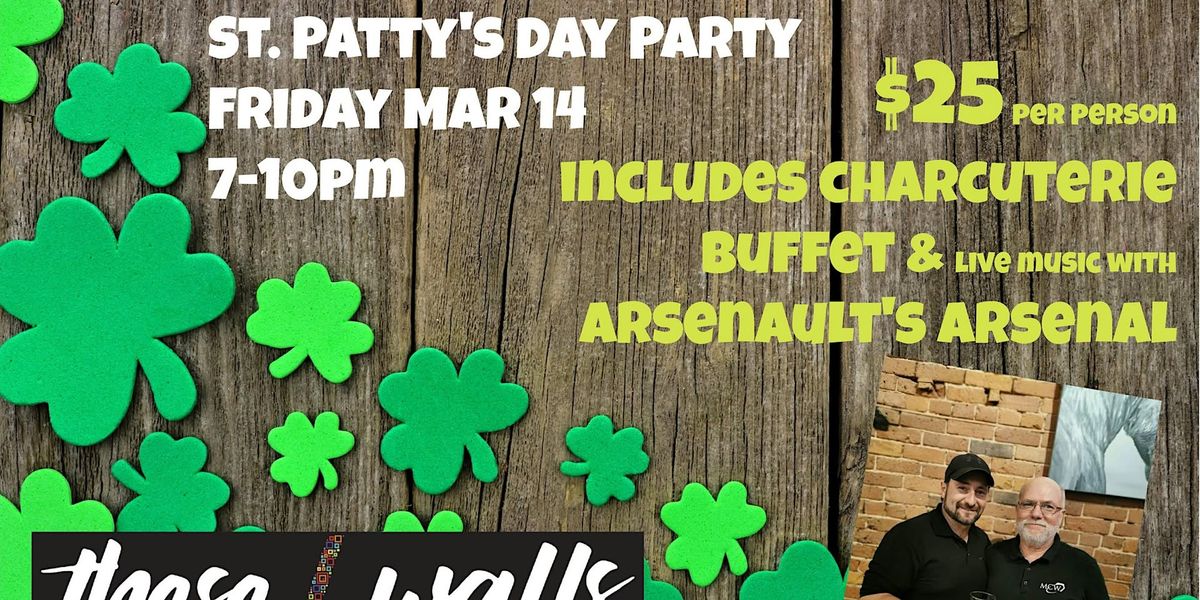 St. Patty's Party with Arsenault's Arsenal (Live Music) & Fundraiser