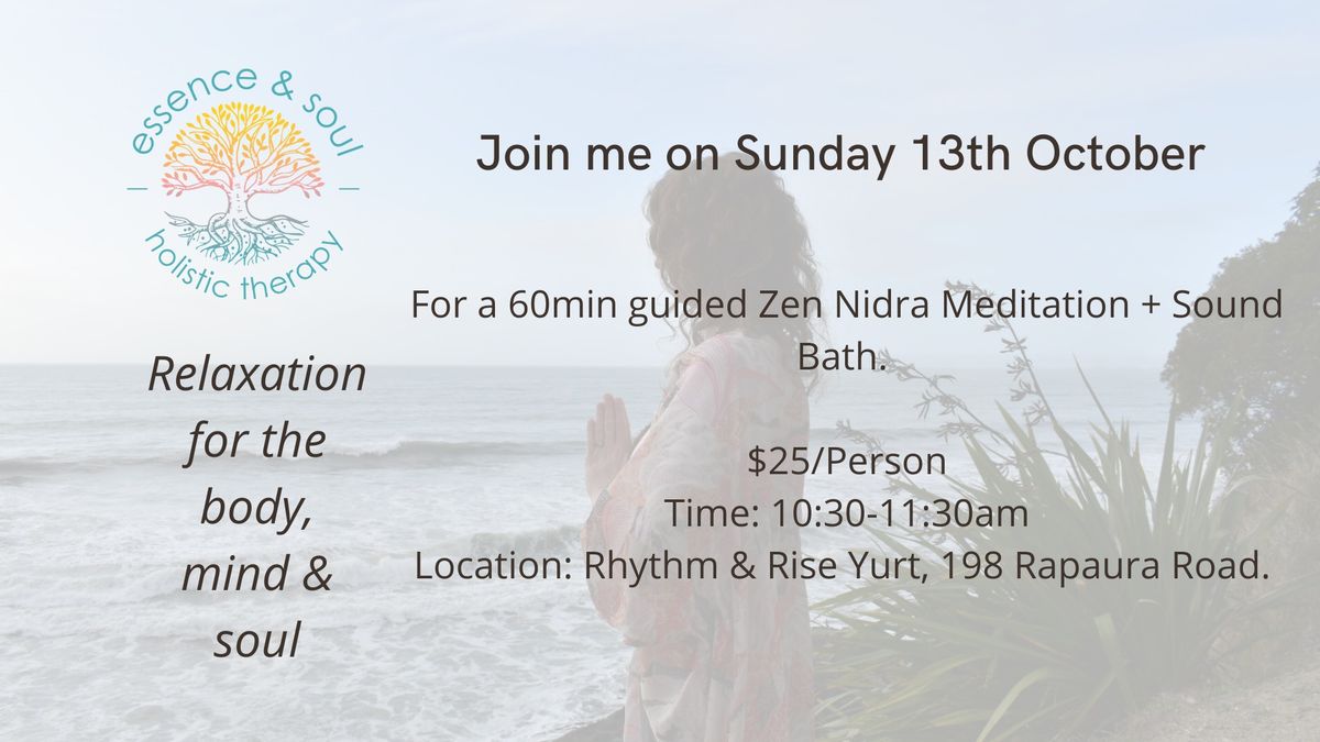 Guided Meditation + Sound Bath with Milinda