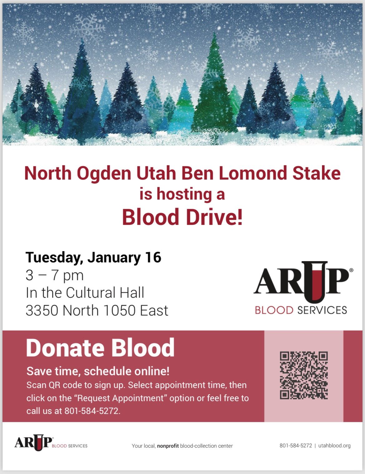 Blood Drive Hosted by Stake