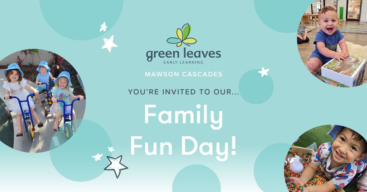 Green Leaves Mawson Cascades Family Fun Day