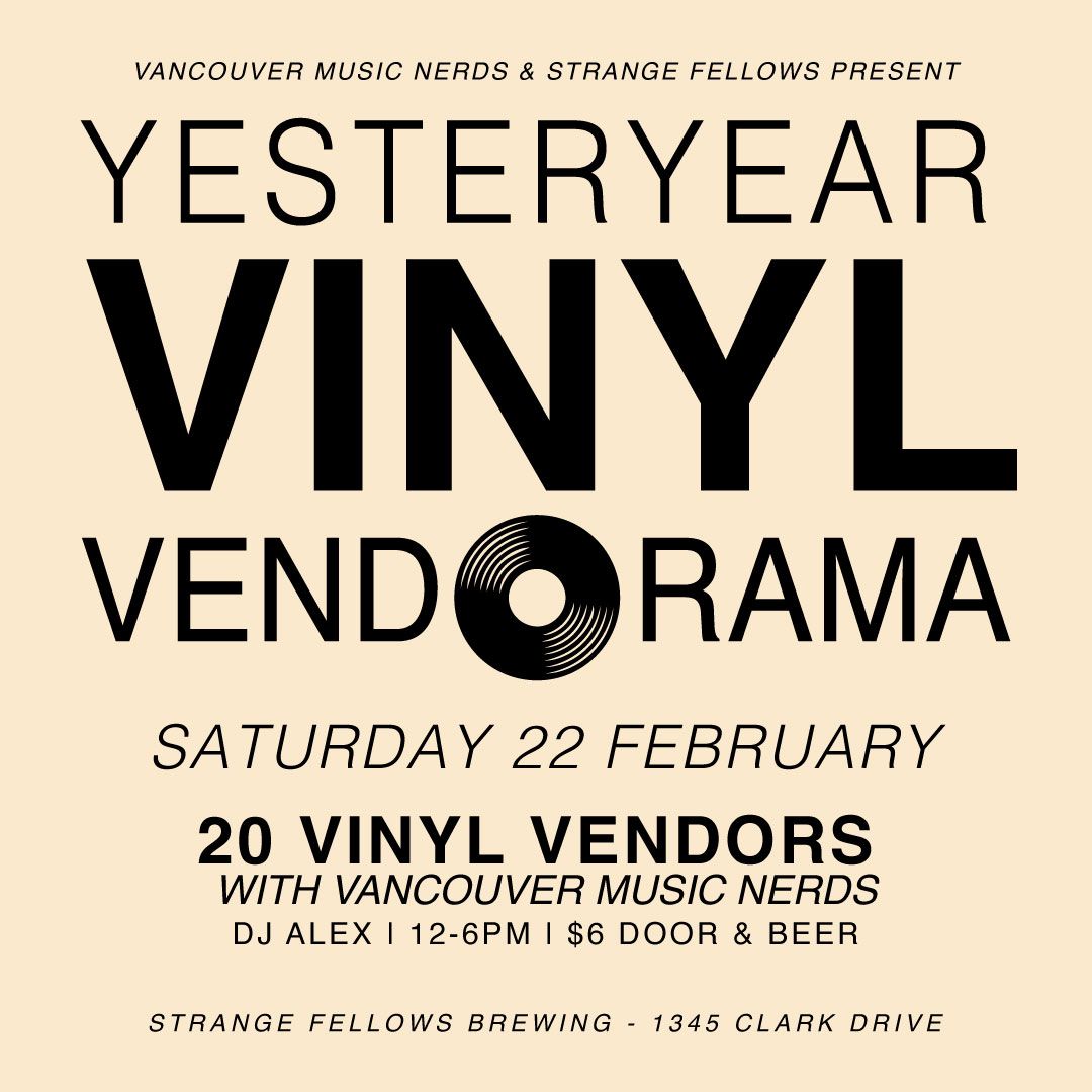 Vinyl Vend-O-Rama at Strange Fellows Brewing