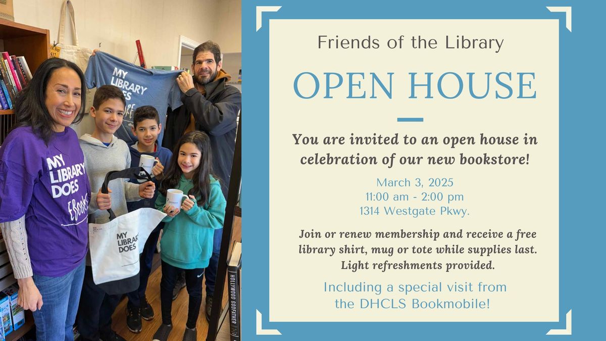 Friends of the Library Open House