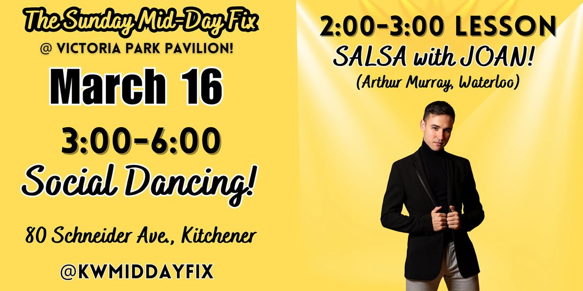 Sunday Mid-Day Social and Salsa Lesson w\/ Joan!