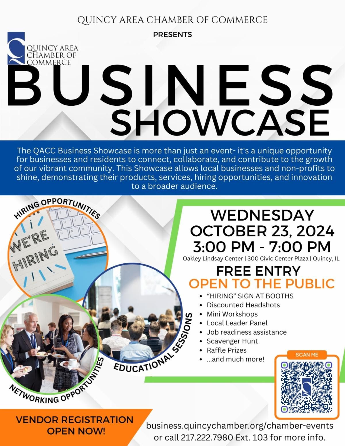 Business Showcase presented by the Quincy Area Chamber of Commerce 