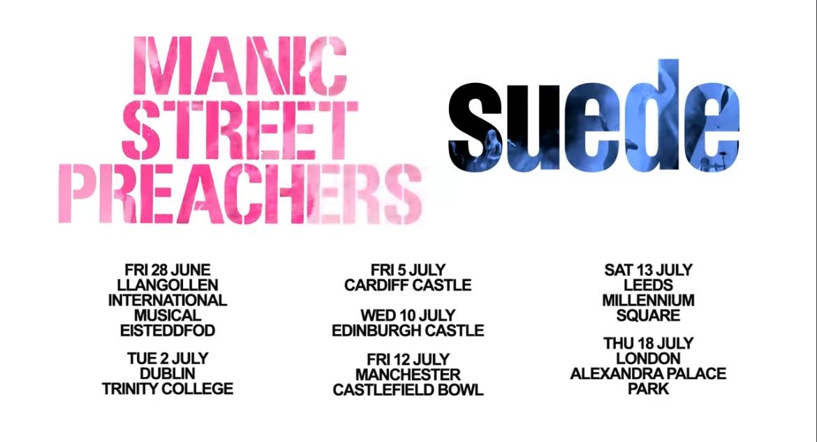 Manic Street Preachers & Suede Live At Manchester Castlefield Bowl