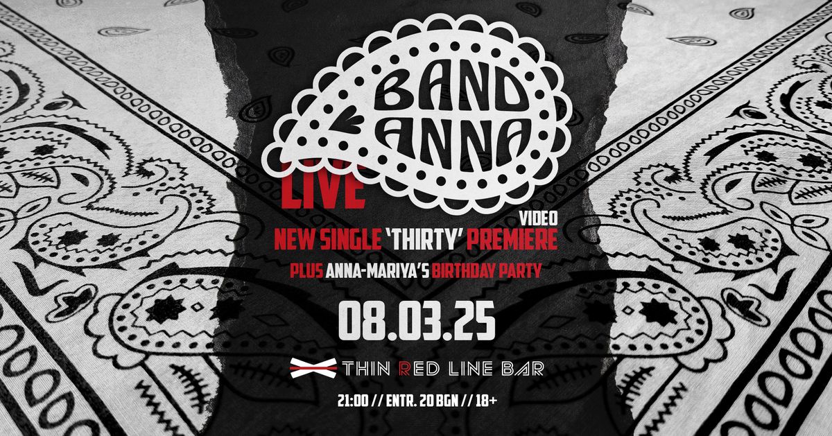 BANDANNA - New Video Single Premiere LIVE @ Thin Red Line Bar - 08.03.2025