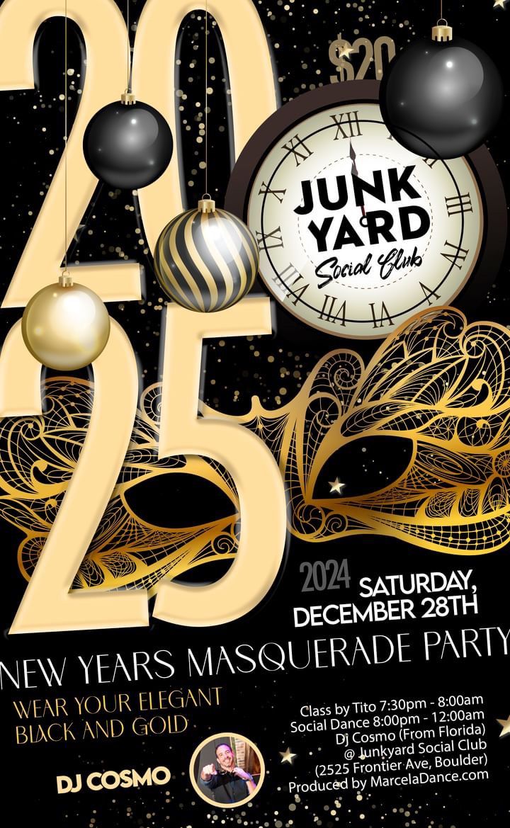 New Years Masquerade Party at Junkyard