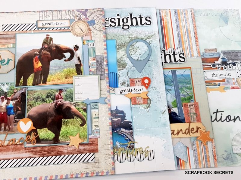 Class or Kit: Make that Page; Scenic Route {Scrapbooking}