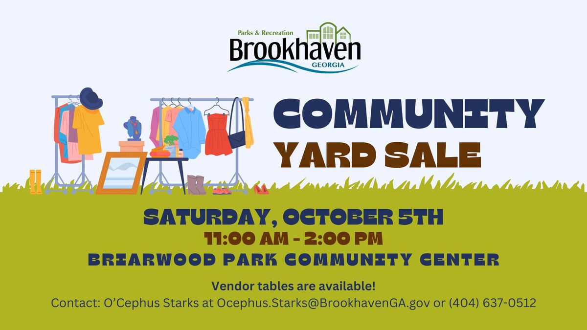 Brookhaven Community Yard Sale