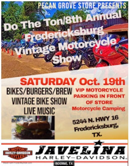 The Ton Rally\/ 8th Annual Fredericksburg Vintage Motorcycle Show