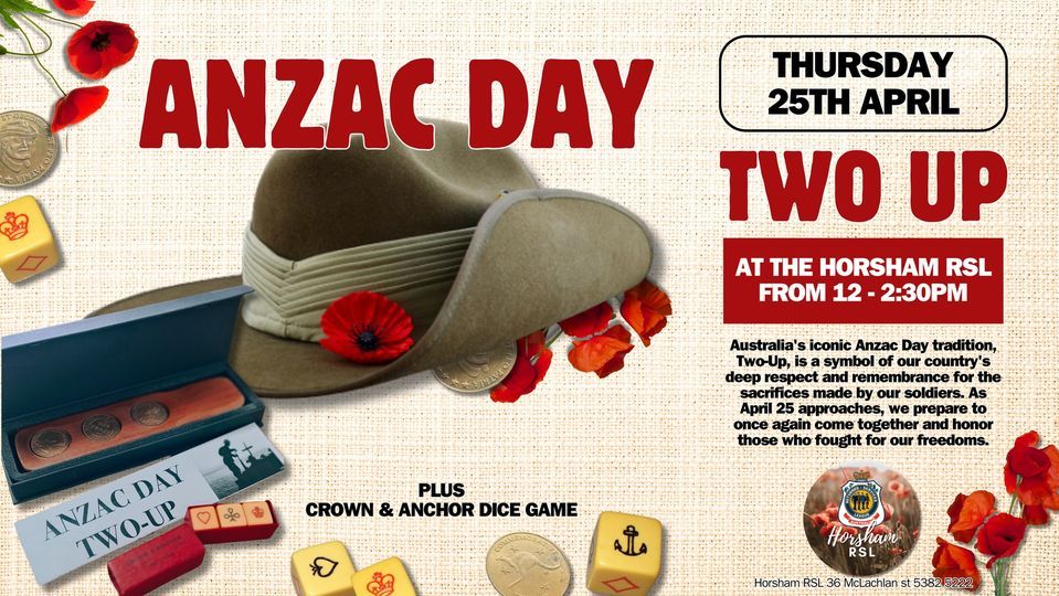 ANZAC Day 2024 Horsham RSL, 36 McLachlan Street, Horsham, VIC