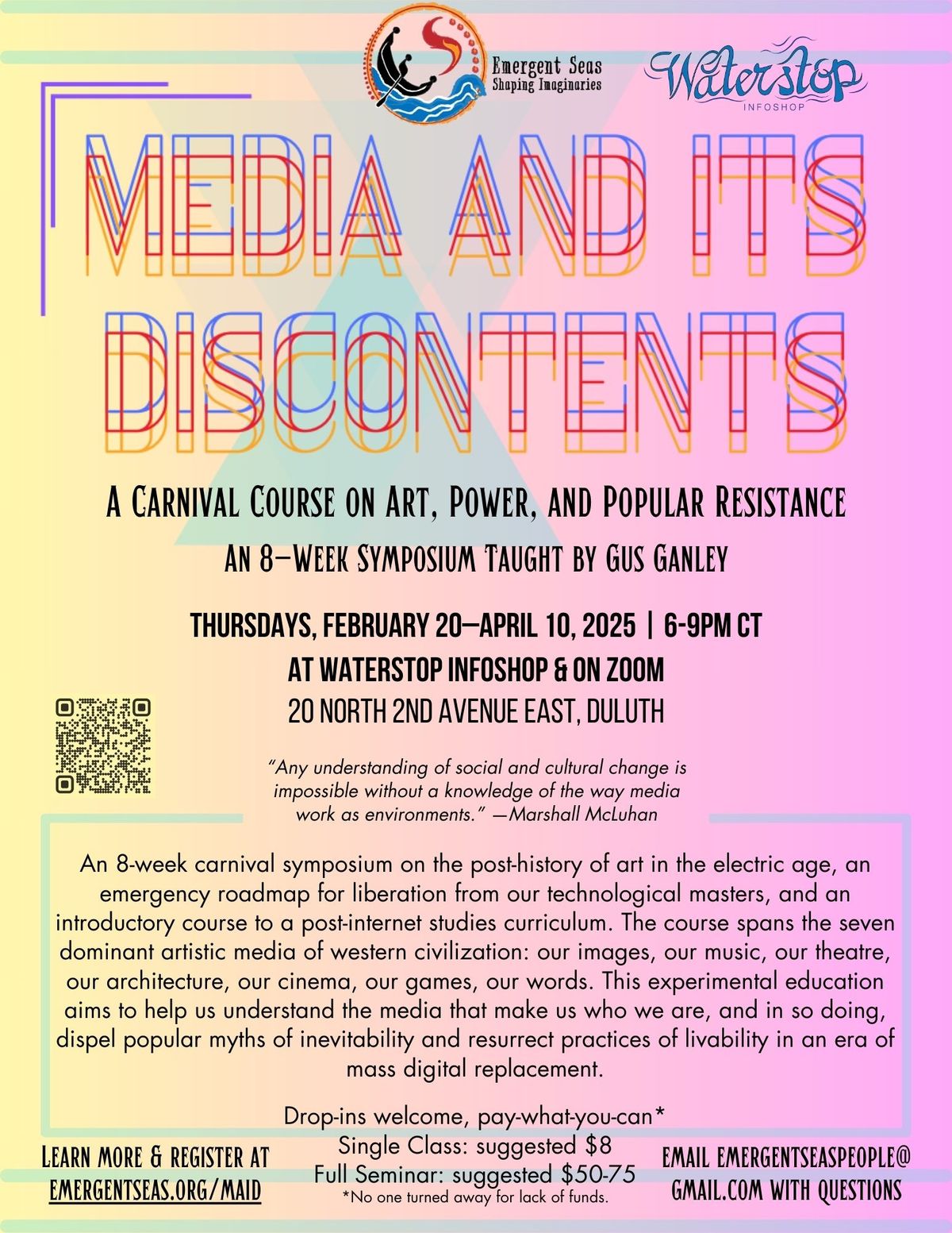 Media And Its Discontents: A Carnival Course on Art, Power, and Popular Resistance