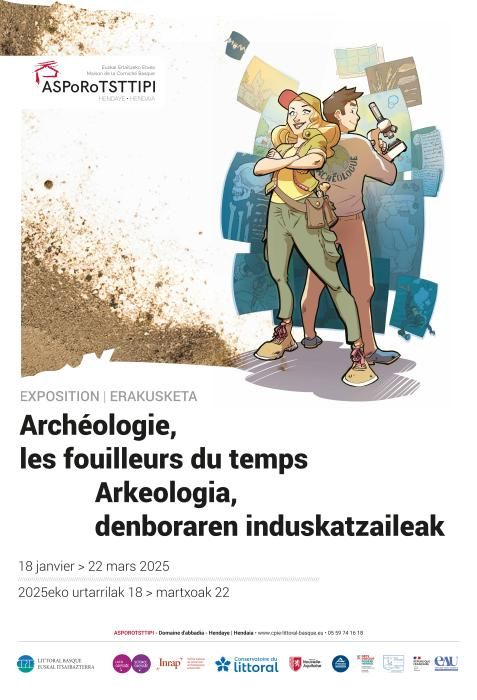 INVITATION AU VERNISSAGE DE L'EXPO : Arch\u00e9ologie, les fouilleurs du temps - Arkeologia, denboraren i