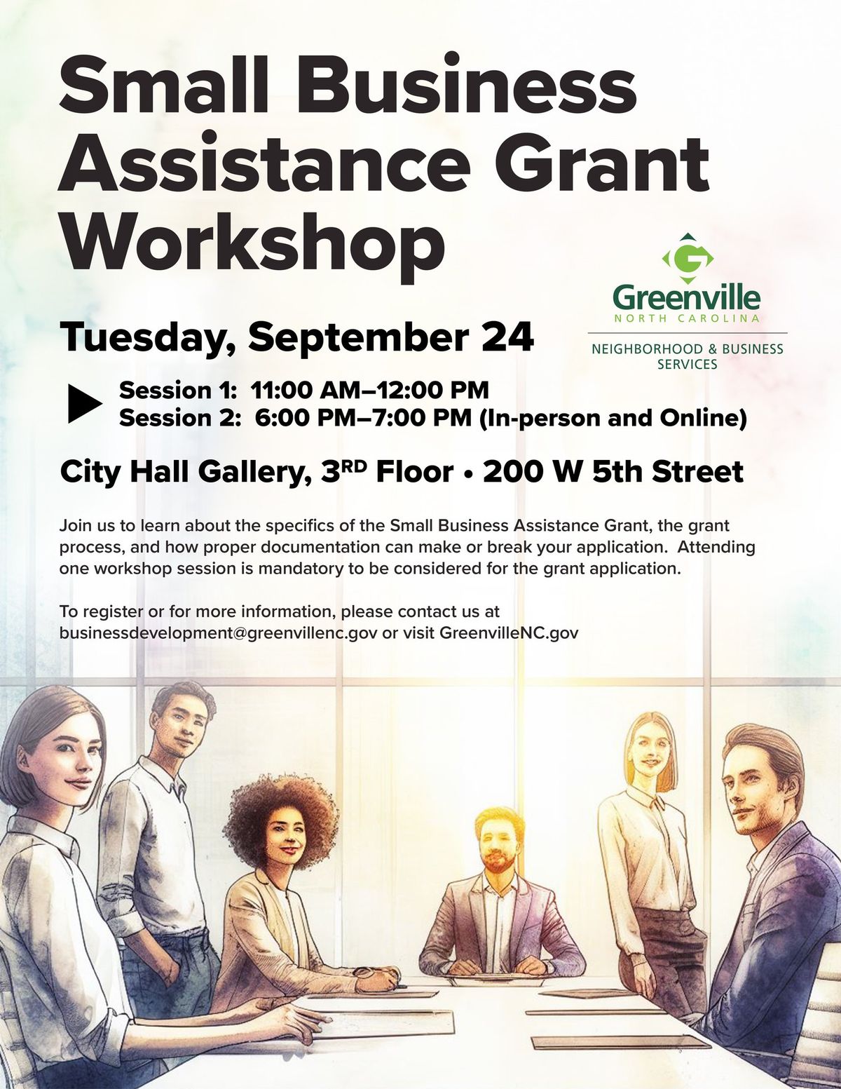 Small Business Assistance Grant Workshop: Session 1