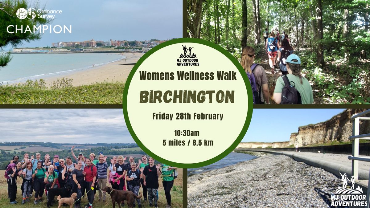  Womens Wellness Birchington Walk- Kent Coast Guided Walk (February)