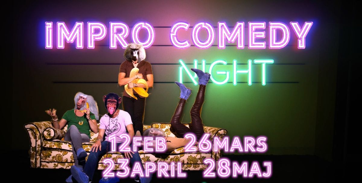 En aprolig humorf\u00f6rest\u00e4llning | Impro Comedy Night