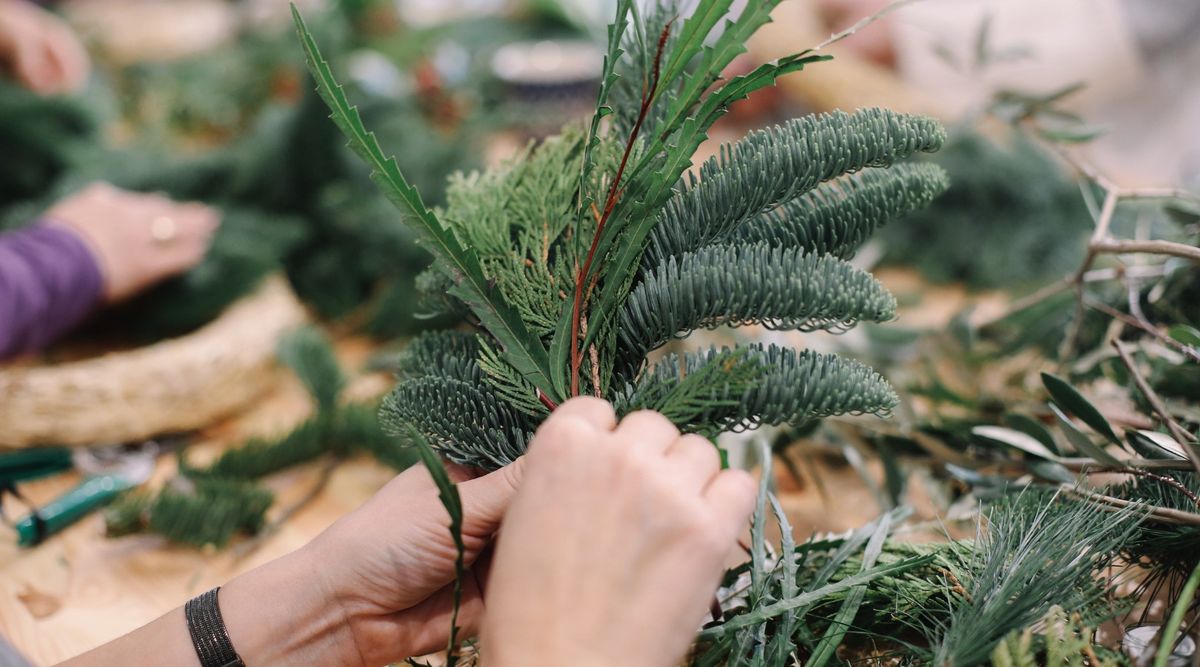 Wreath making workshop 