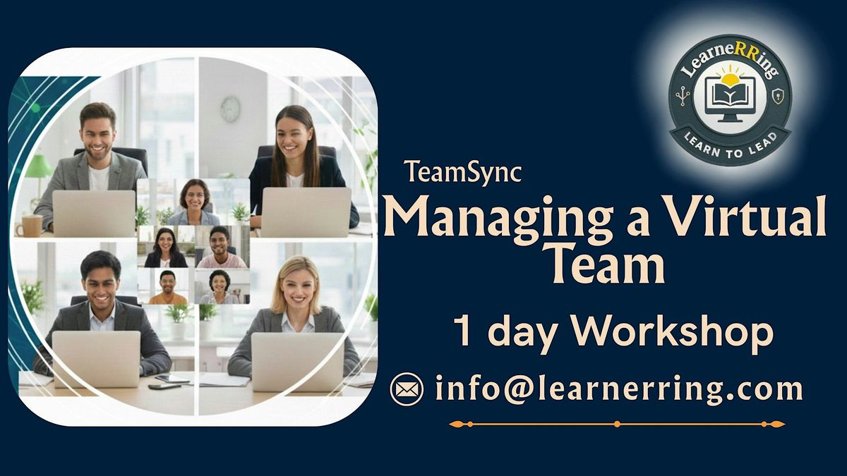 Managing a Virtual Team 1 Day Workshop | Pasadena, TX