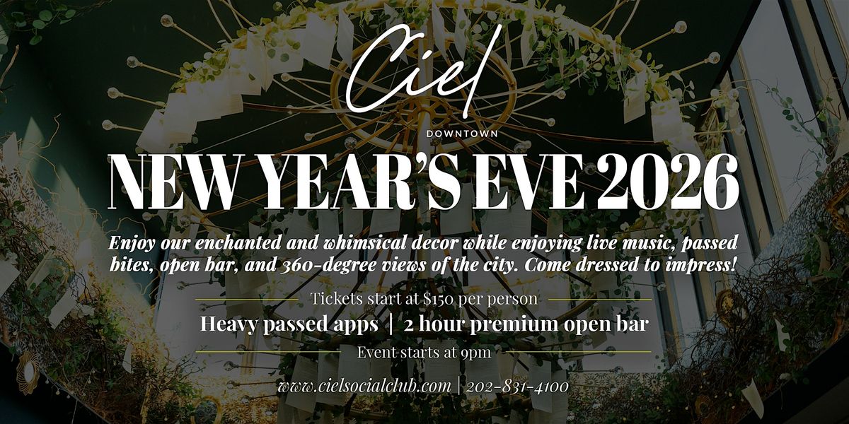 An Enchanted New Year's 2026 at Ciel