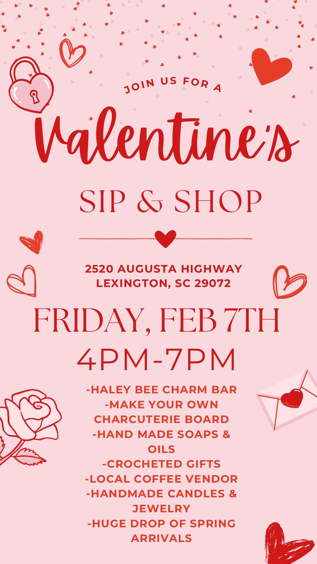 VALENTINE'S SIP & SHOP