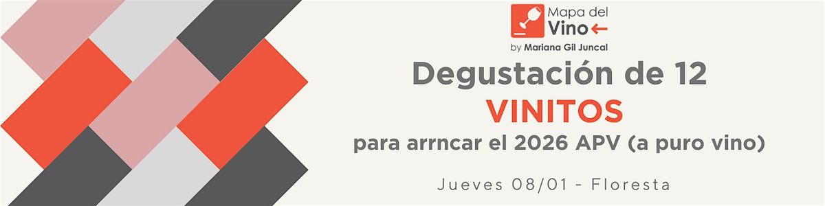 Degustaci\u00f3n de 12 vinitos para arrancar el a\u00f1o APV (a puro vino)