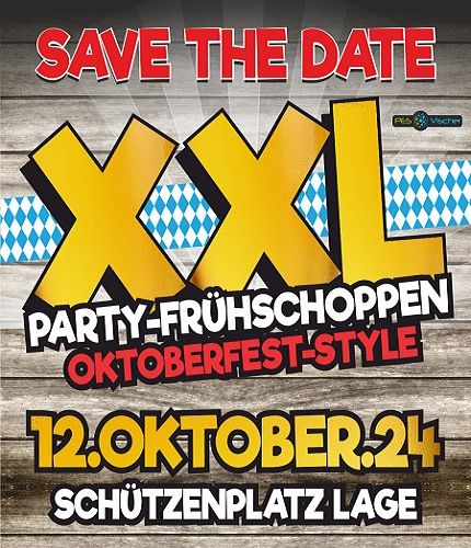 XXL Party-Fr\u00fchshoppen "Oktoberfest-Style"