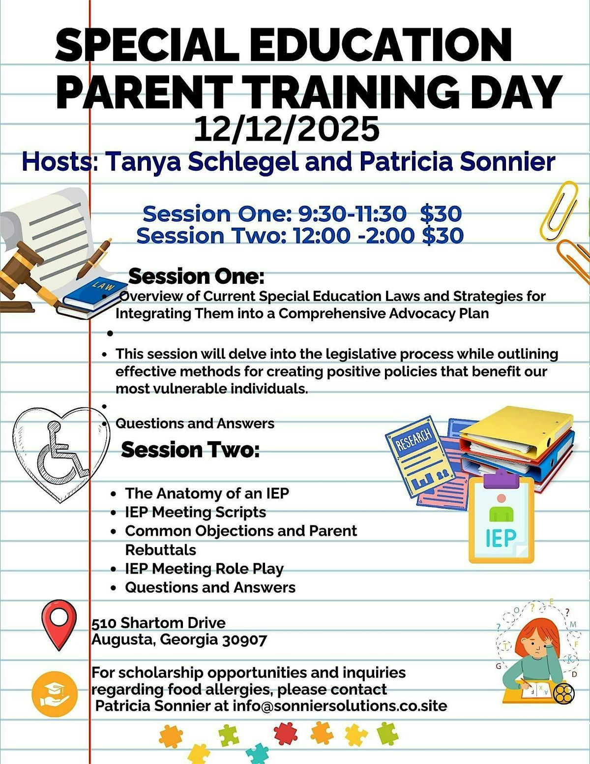 Special Education Parent Training Day