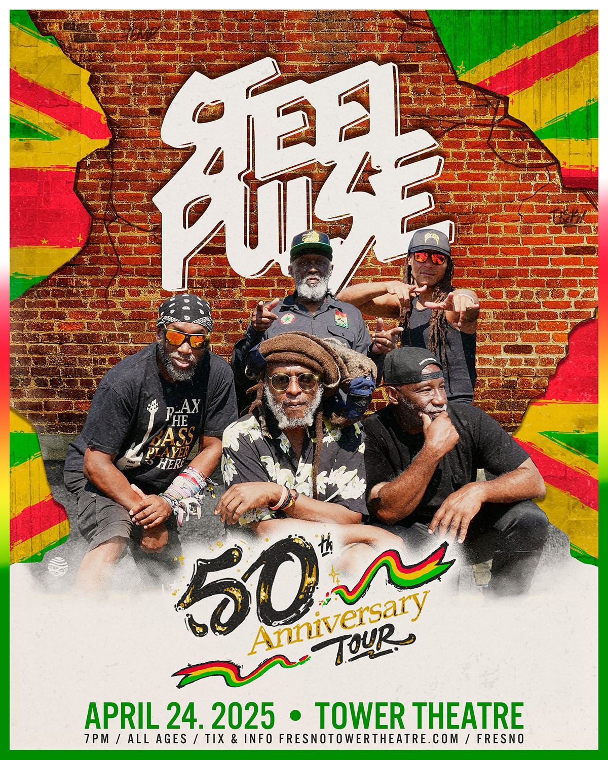 STEEL PULSE 50th Anniversary Tour at Tower Theatre