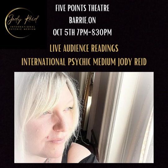 Bridging worlds tour  With  International psychic medium  Jody Reid 