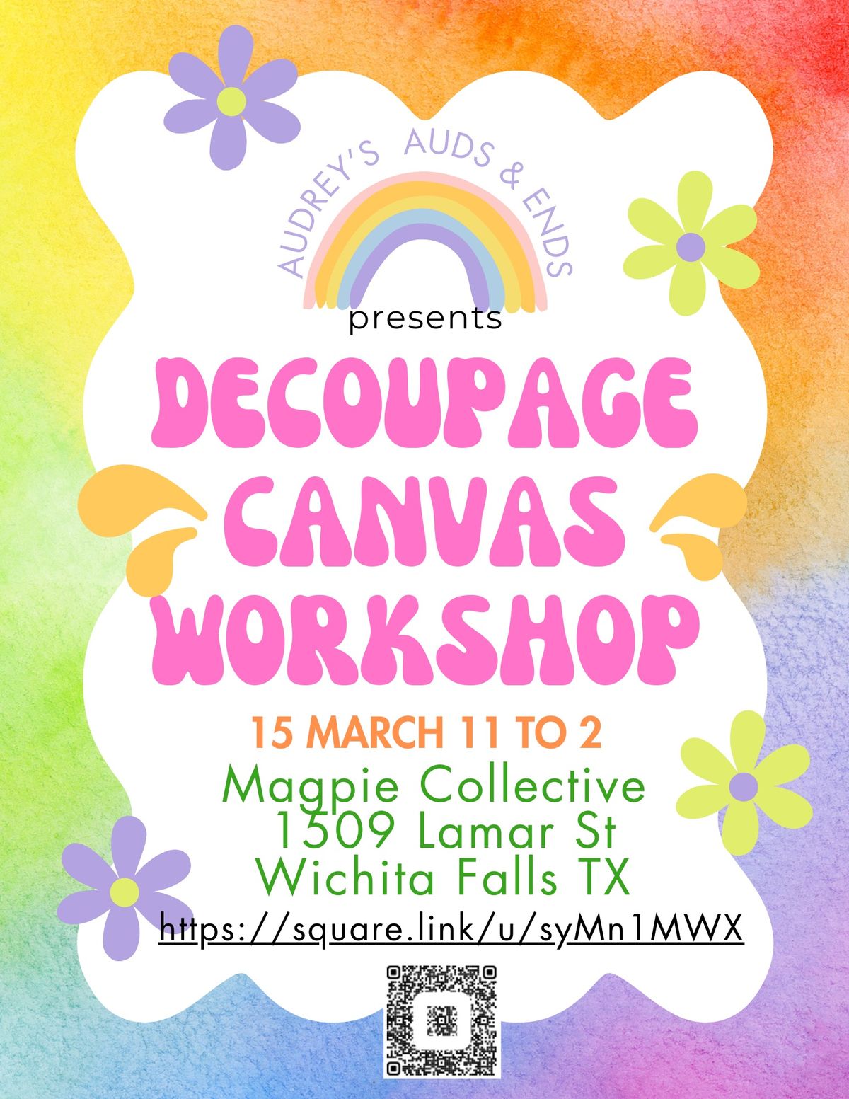 Decoupage Canvas Workshop