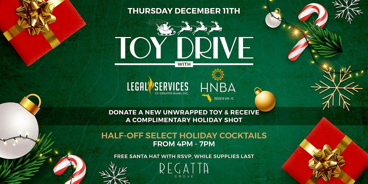 Holiday Harbour Toy Drive with Legal Services and HNBA at Regatta Grove