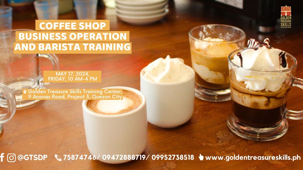 Coffee Shop Business Operation and Barista Training - Weekday Class