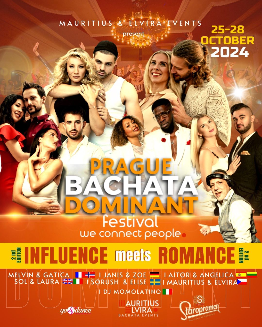 Influence meets Romance: Prague Bachata Dominant Festival 2024