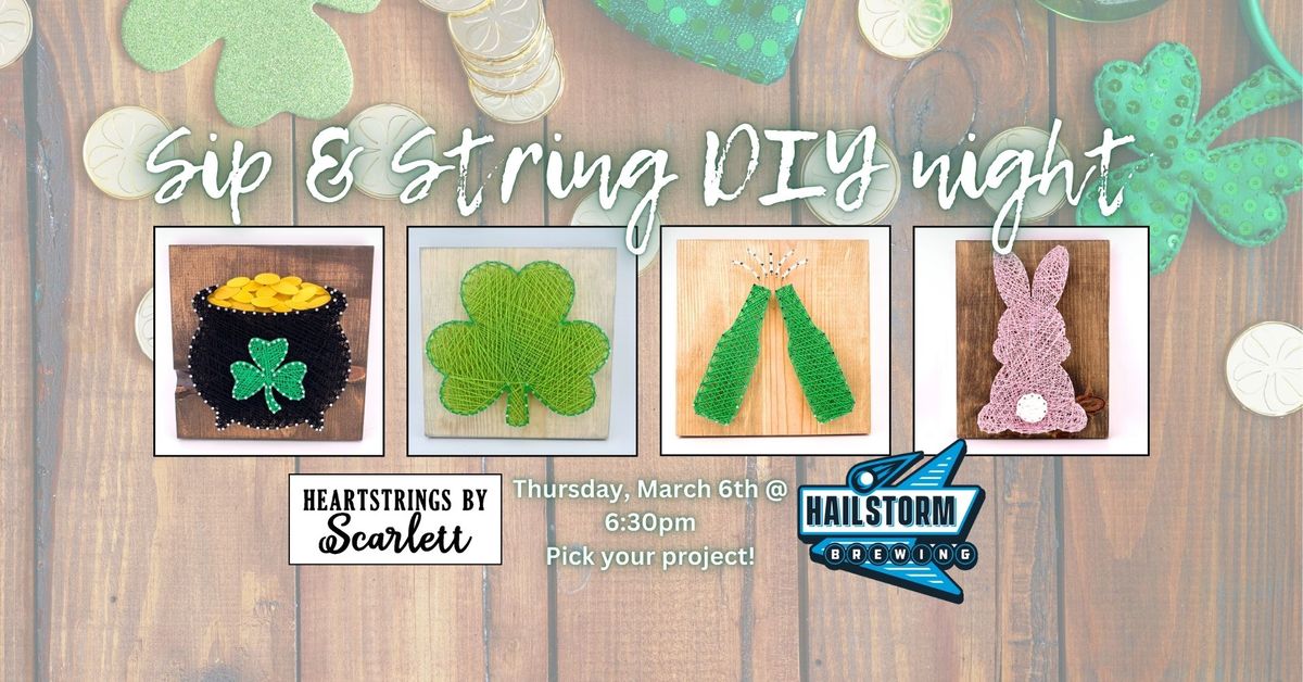 Sip & String at Hailstorm Brewing Co.