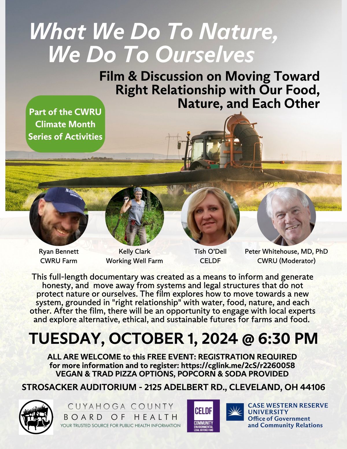 What We Do To Nature We Do To Ourselves: Film & Discussion