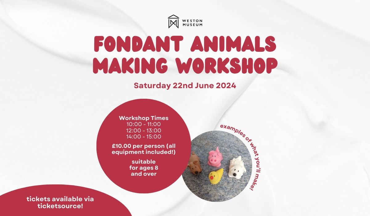 Fondant Animals Making Workshop