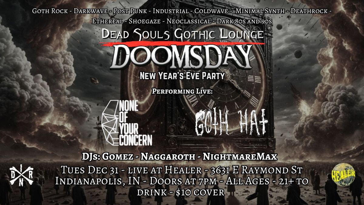 DOOMSDAY NEW YEARS EVE PARTY x DEAD SOULS GOTHIC LOUNGE 