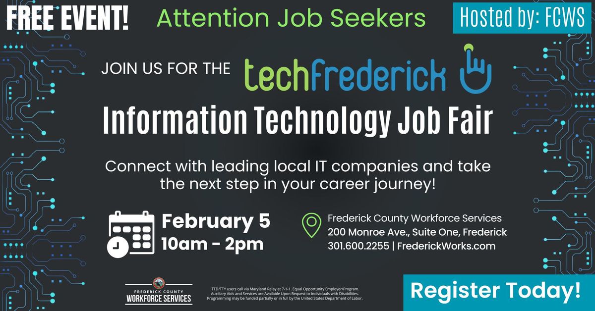 techfrederick Information Technology Job Fair