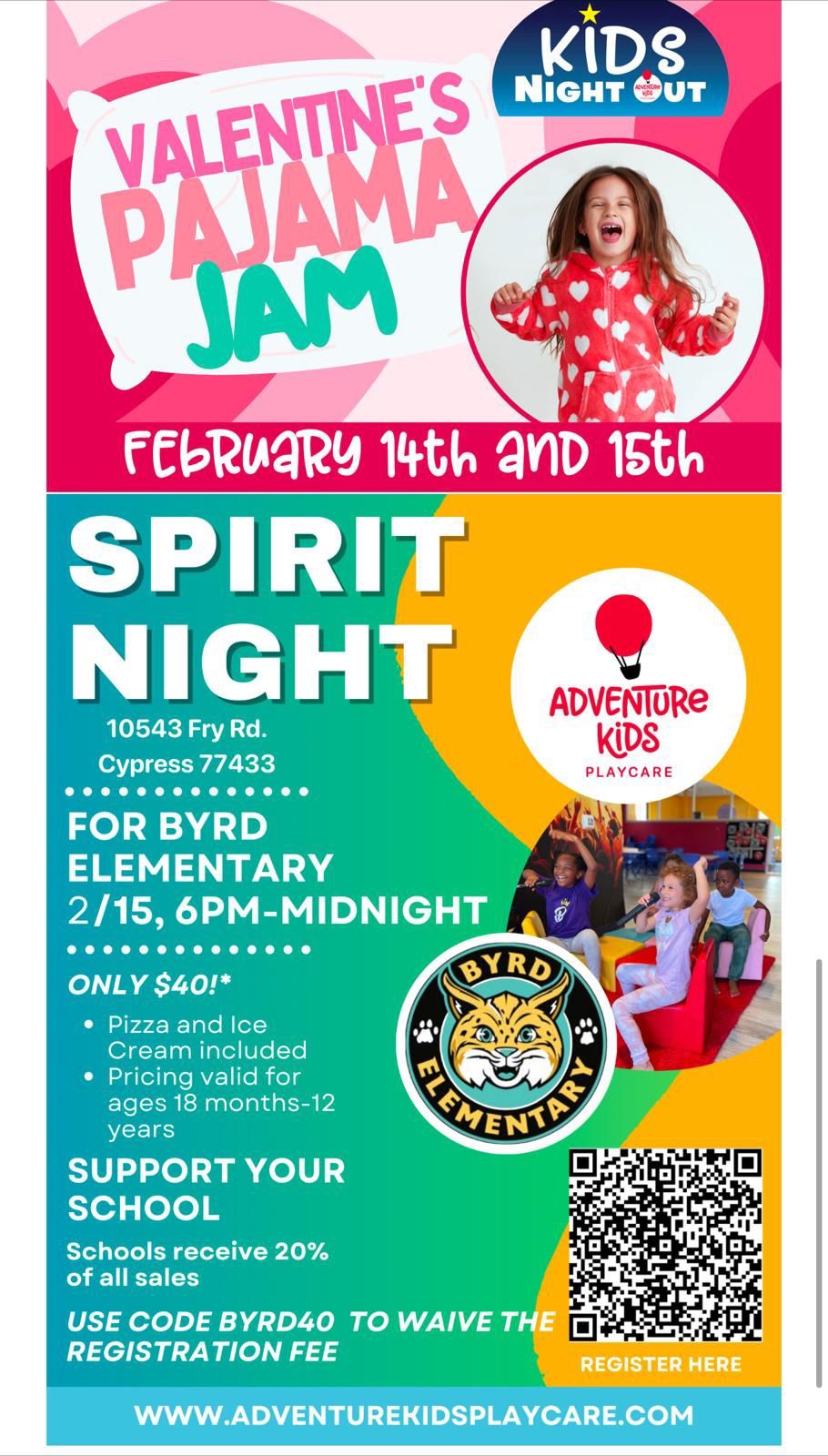 February Spirit Night 