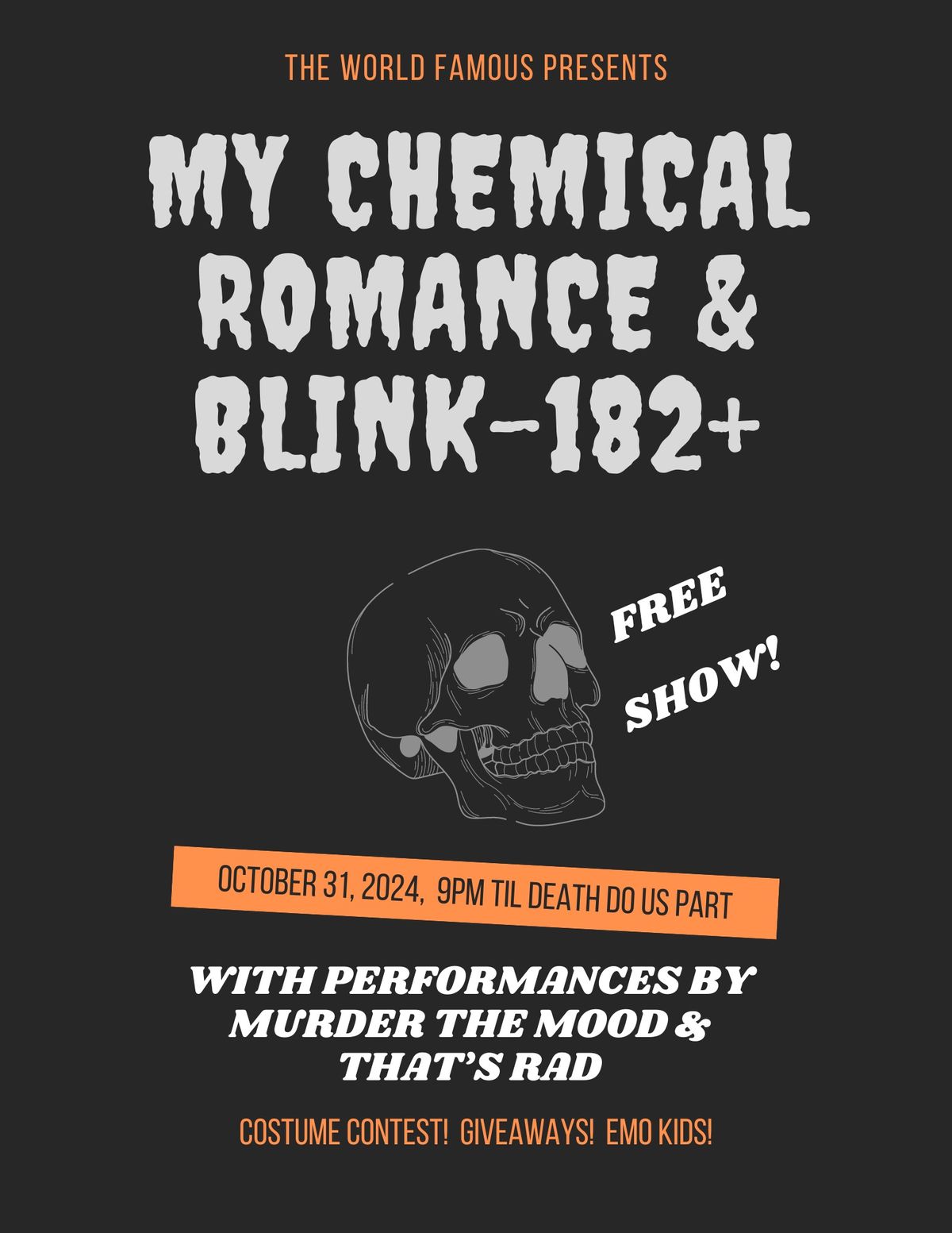 Blink 182 + My Chemical Romance