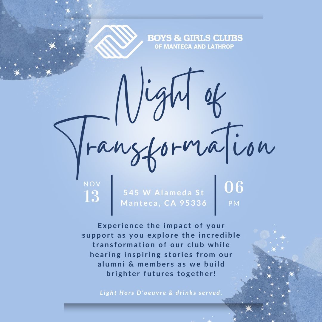 Night of Transformation - a celebration of community and hope!