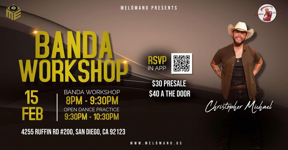 Banda Workshop by Christopher Michael! 2\/15!